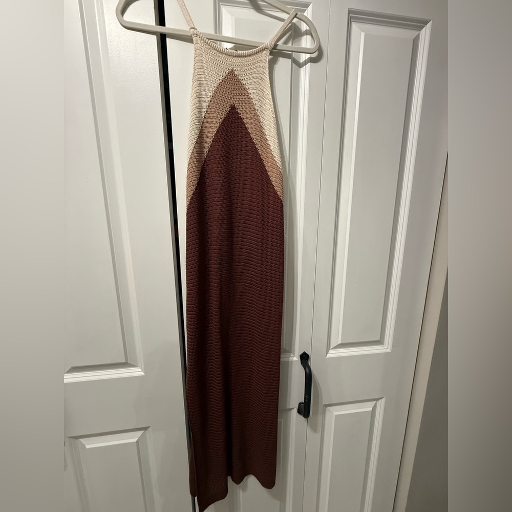 Color block knit dress or coverup 
NWT 
Size small